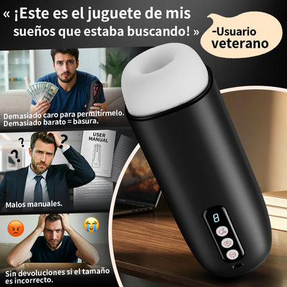 Sophia – Succión Poderosa Mejor Valor Dimensionamiento Cristalino Claro Masturbador Masculino Automático