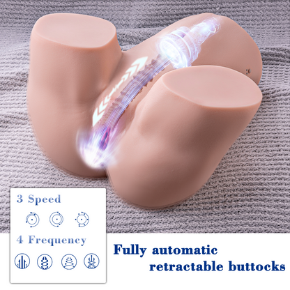 【Gina】3 velocidades, 4 frecuencias, masturbador telescópico multicanal 1:1, 12,5kg