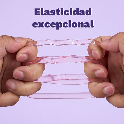Juego de 3 anillos para el pene de TPE de alta elasticidad para el placer masculino