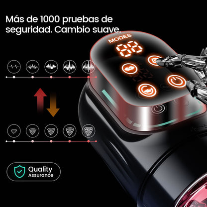 Scarlet - 360° Lengüeteo de Lengua Realista Manga Gruesa con 7 Modos de Succión Masturbador Oral