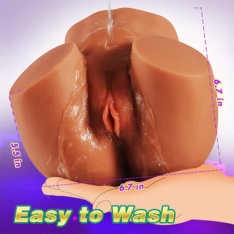 【HOT】 Jessi Masturbator 3D Realistic Vagina and Anus Brown Structure 2.1KG YAYOU