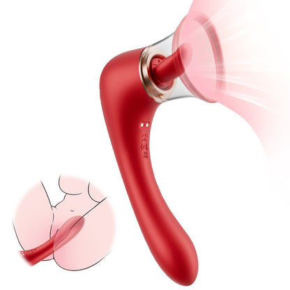 Chupete Chupando Vibración Clítoris Vibrador Estimulación del Pezón