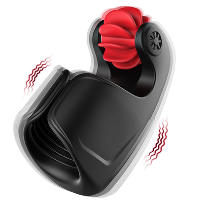 Entrenador masturbador Tornado de 10 golpecitos y vibración  10 rotaciones