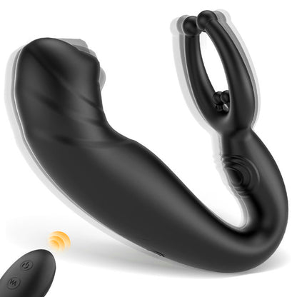 【GÅVA】 9 i 1 multifunktionell prostata analplugg