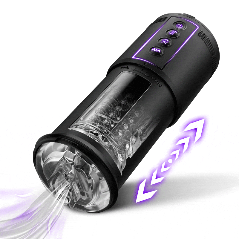 【New】Eder 5 Suck 5 Telescopic 10 Vibrator Oral Sex Masturbation Cup