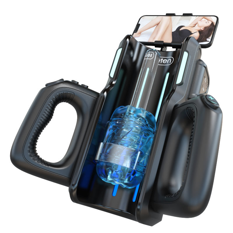 【Envío gratis】LETEN 10 Potente masturbador con motor de alta velocidad y soporte para teléfono