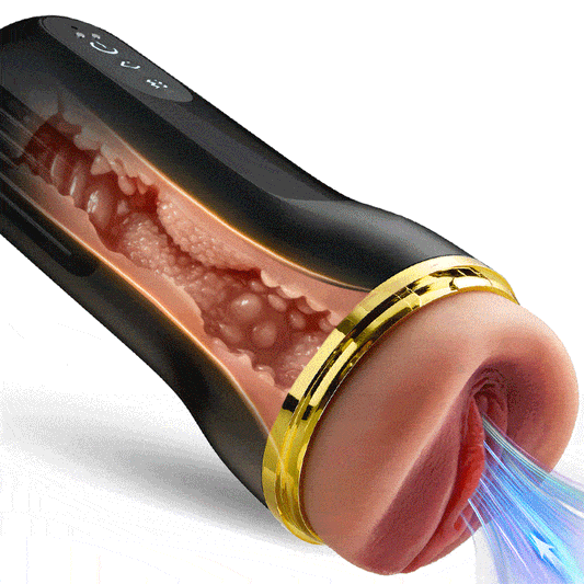 【Los más vendidos del Viernes Negro】5 Chupar 10 Vibrador Vagina Simulada Entrada Masturbación Masculina Copas