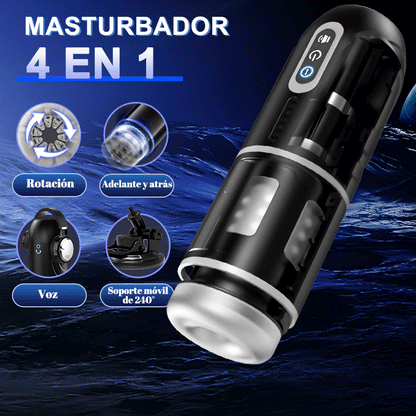 Automatisk masturbator 7 teleskoplägen 7 rotationer Cool design XINGSE