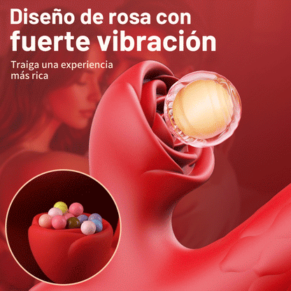 SeekHeart - 7 vibrador g -spot estimulante con clítoris rosado que empuja