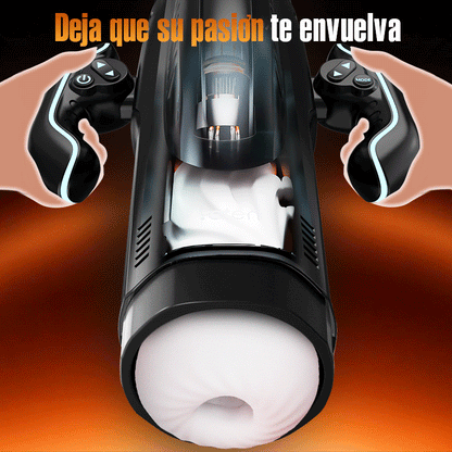 LETEN 10 Taza Masturbadora Calefactora de Succión de Empuje