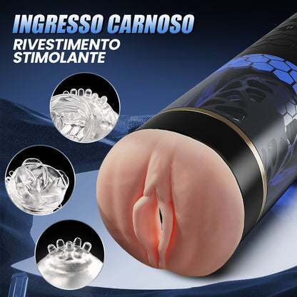 Rotating Electric Masturbator Cup 6 Frequencies 3 Speeds DAOKE