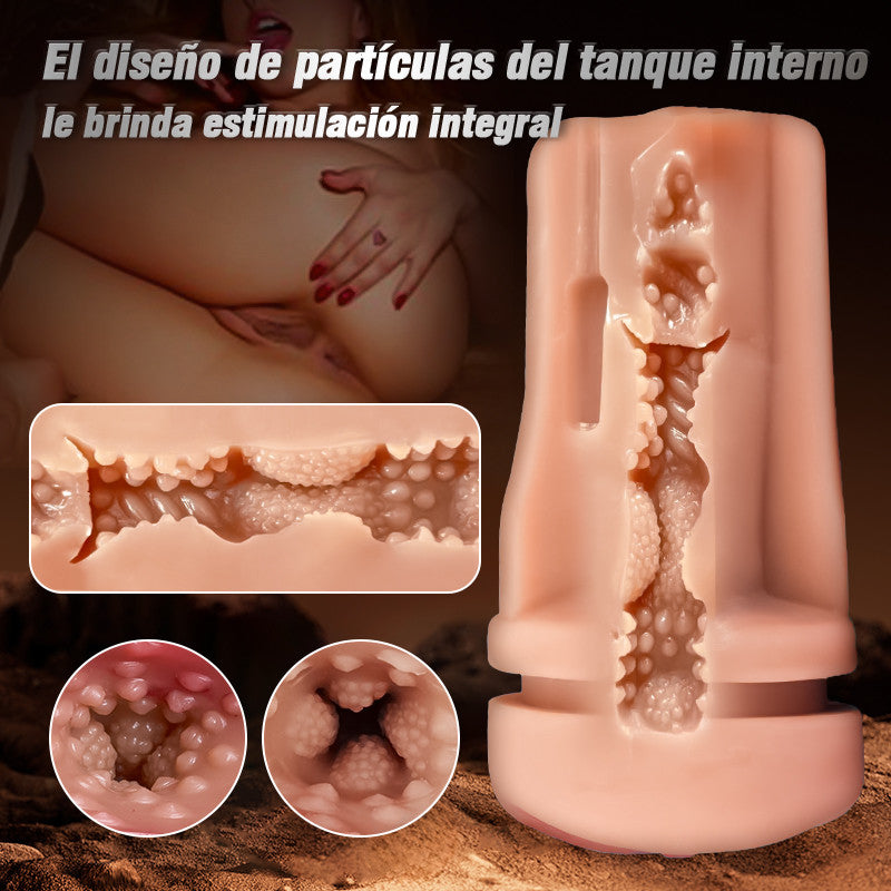 【¡Envío gratis por tiempo limitado!】Captain - 5 Chupar 10 Vibrador Vagina Simulada Entrada Masturbación Masculina Copas