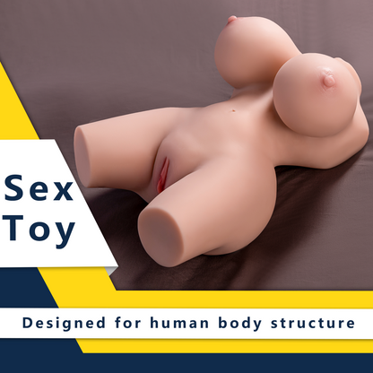 Emma-muñeca sexual portátil de medio cuerpo súper restaurada 4 kg