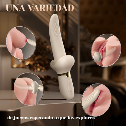7 tipos de vibradores de lengua gorda oscilantes y vibrantes, oscilación de 360 ° para estimular el clítoris