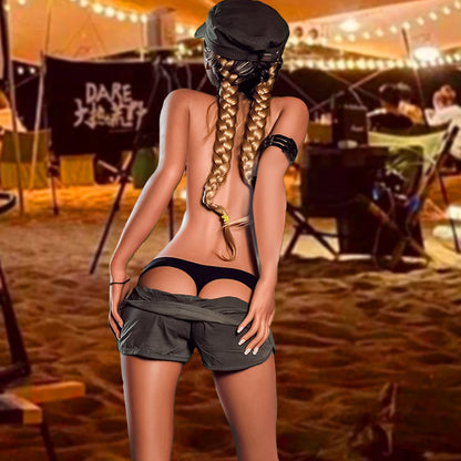 【Tanja】Boneca sexual americana soldado realista de 156 cm 30 kg