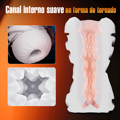 LETEN 10 Taza Masturbadora Calefactora de Succión de Empuje