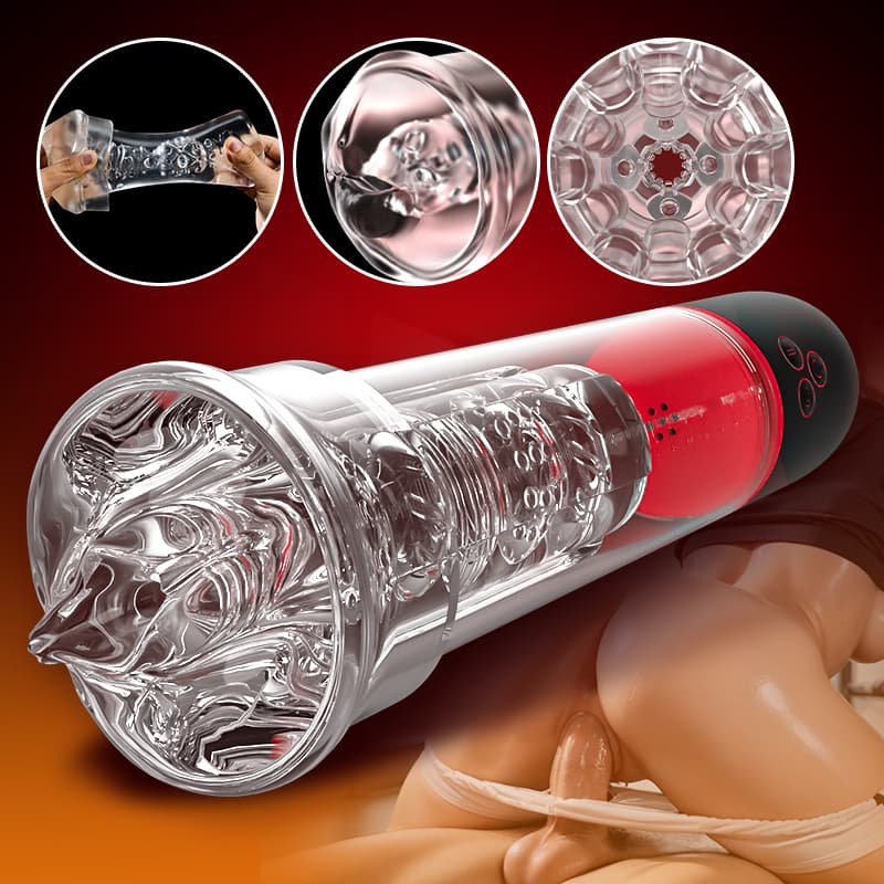 Automatisk penispump vibration 3 sug 9 vibration S-HANDE