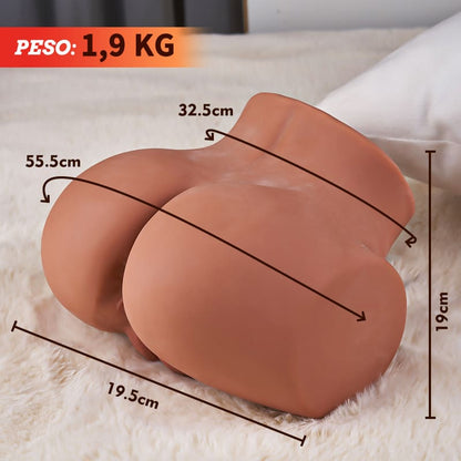 Envío el 2 de febrero Labios apretados, 2 agujeros, Grace coño jugoso culo realista 1.9kg
