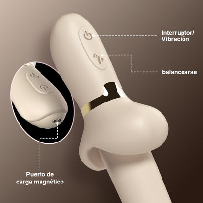 7 tipos de vibradores de lengua gorda oscilantes y vibrantes, oscilación de 360 ° para estimular el clítoris