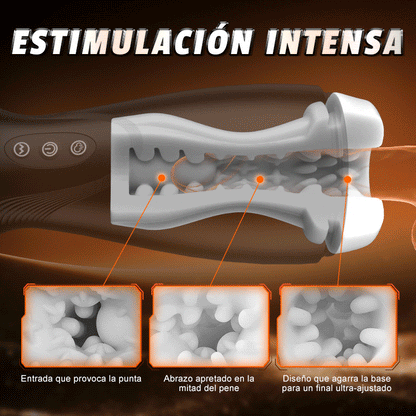 Evolution-8 Succionador 10 Vibrador One Touch Orgasmo Masturbador Digital al Vacío