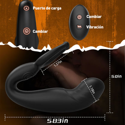 【GÅVA】 9 i 1 multifunktionell prostata analplugg