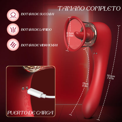 Chupete Chupando Vibración Clítoris Vibrador Estimulación del Pezón