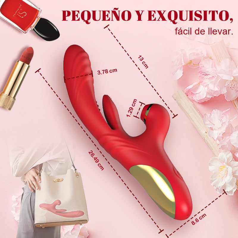 Reverie - 3 Empuje y vibración 7 Chupar 10 Golpecitos Punto G Vibrador