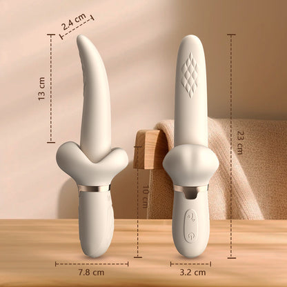 7 tipos de vibradores de lengua gorda oscilantes y vibrantes, oscilación de 360 ° para estimular el clítoris