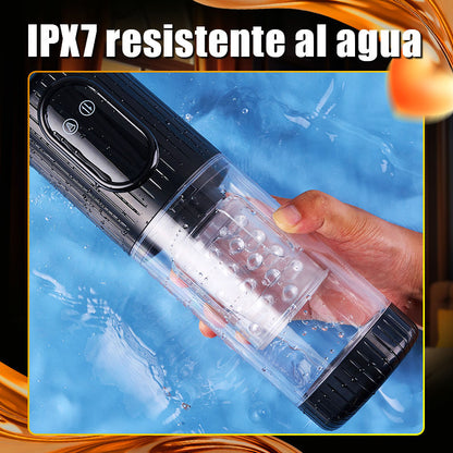 【Envío gratis】Aisia-4 Succión 5 Empujes Giratorio 3 en 1 Stroker de sexo oral