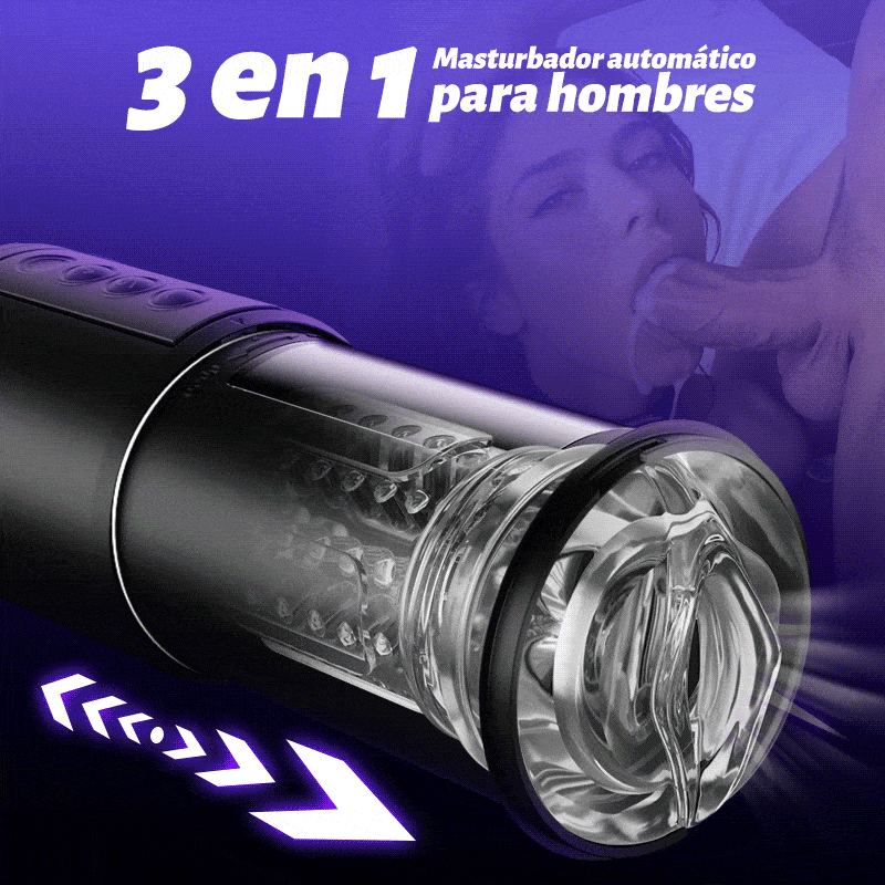 【New】Eder 5 Suck 5 Telescopic 10 Vibrator Oral Sex Masturbation Cup
