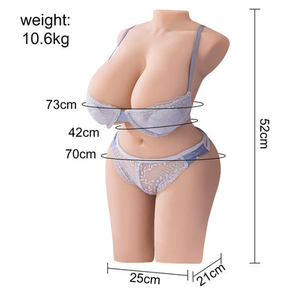 【Envío gratis】CiCi E-Cup Big Breast Dual Channel 1:1 Muñeca sexual altamente realista 10,6 kg