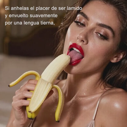 Scarlet - 360° Lengüeteo de Lengua Realista Manga Gruesa con 7 Modos de Succión Masturbador Oral