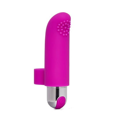【Ny】 Lila fingervibrator med 10 vibrationer