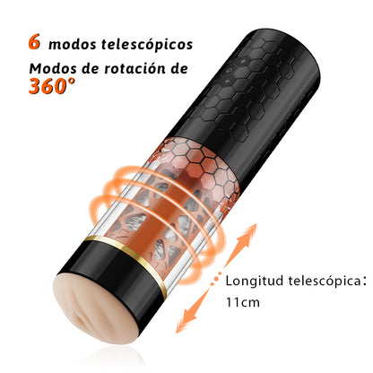 Copa de masturbación telescópica de manos libres MASTER 6
