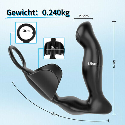 【Calentable】JOKER Prostata Vibrador 10 Vibración con Pene