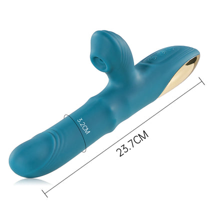 Vibrador de sucção telescópica 7+7+7 totalmente automático