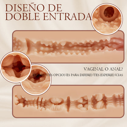 Alisa Masturbadores Realistas Vibradores con Doble Entrada 2.5kg