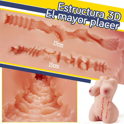 5.5KG Realista 3D Vagina Pechos y Ano