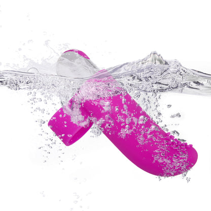 【Ny】 Lila fingervibrator med 10 vibrationer
