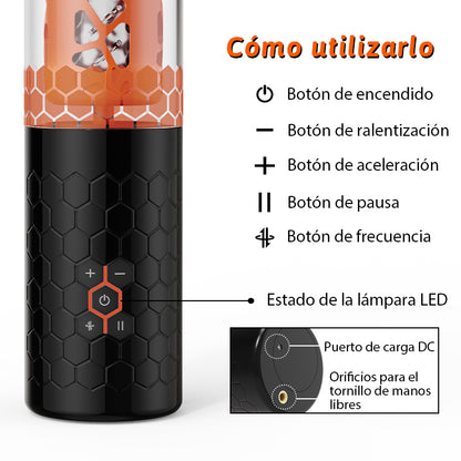 Copa de masturbación telescópica de manos libres MASTER 6